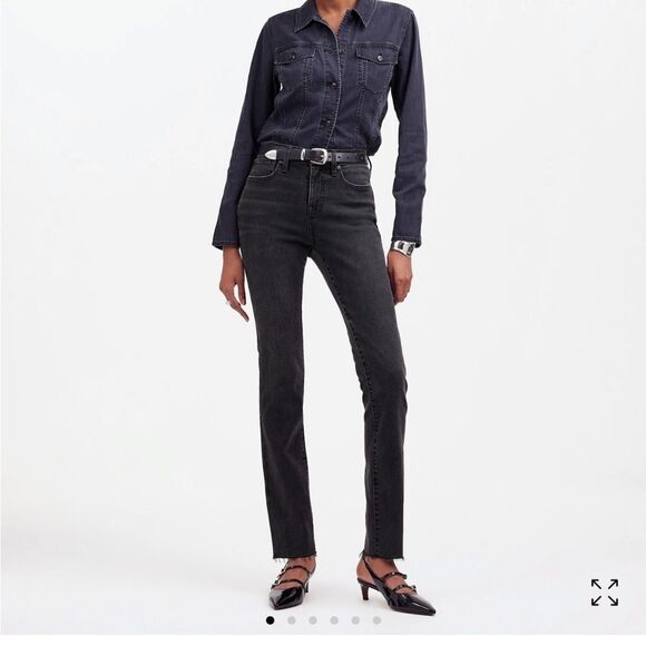 Madewell Denim - Madewell Stovepipe Black Denim Jeans
